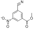 structure of CAS# 99066-80-5, 3-Cyano-5-Nitro-Benzoic Acid Methyl Ester