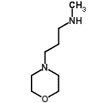 结构式 CAS# 99114-72-4, N-甲基-3-(4-吗啉基)-1-丙胺