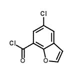CAS#: 99517-27-8， 5-Chloro-1-benzofuran-7-carbonyl chloride