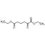 structure of CAS# 99683-30-4, Diethyl 2-oxohexanedioate;Diethyl 2-oxohexane-1,6-dicarboxylate;MFCD01319629