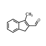 CAS 登录号：99845-84-8， 3-甲基-1H-茚-2-甲醛