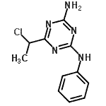 CAS#: 99860-35-2， 6-(1-Chloroethyl)-N-phenyl-1,3,5-triazine-2,4-diamine