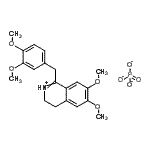 CAS#: 99948-80-8， 1-[(3,4-dimethoxyphenyl)methyl]-6,7-dimethoxy-3,4-dihydroisoquinolin-2-ium phosphate