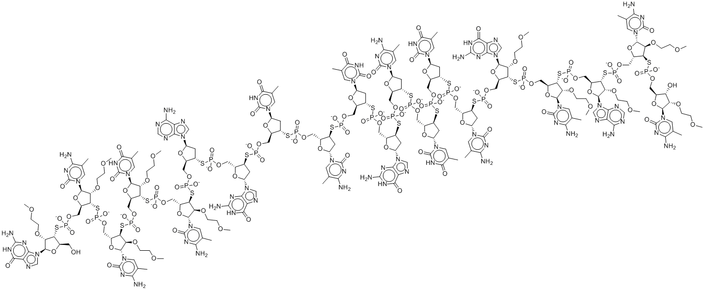 Mipomersen molecular structure (CAS 1000120-98-8)