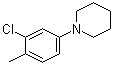 structure of CAS# 1000339-31-0, 1-(3-Chloro-4-methylphenyl)piperidine