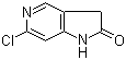 structure of CAS# 1000342-80-2, 6-Chloro-1,3-dihydro-2H-pyrrolo[3,2-c]pyridin-2-one