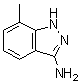 结构式 CAS# 1000343-59-8, 7-甲基-1H-吲唑-3-胺