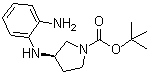 结构式 CAS# 1000370-80-8, (3R)-3-[(2-氨基苯基)氨基]-1-吡咯烷羧酸叔丁酯