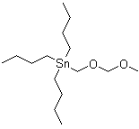 structure of CAS# 100045-83-8, (Methoxymethoxymethyl)tributyltin;[(Methoxymethoxy)methyl]tributylstannane