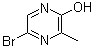 structure of CAS# 100047-56-1, 5-Bromo-3-methylpyrazin-2-ol;5-Bromo-3-methyl-2(1H)-pyrazinone
