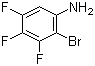 结构式 CAS# 1000577-24-1, 2-溴-3,4,5-三氟苯胺