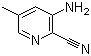 structure of CAS# 1001635-30-8, 3-Amino-5-methylpyridine-2-carbonitrile