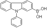 结构式 CAS# 1001911-63-2, 9-苯基咔唑-2-硼酸