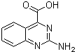 structure of CAS# 100246-10-4, 2-Amino-4-quinazolinecarboxylic acid