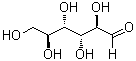 结构式 CAS# 10030-80-5, L-甘露糖