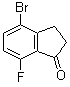 结构式 CAS# 1003048-72-3, 4-溴-7-氟-2,3-二氢-1H-茚-1-酮