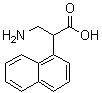 结构式 CAS# 100393-37-1, alpha-(氨基甲基)-1-萘乙酸