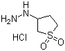 结构式 CAS# 1004-15-5, 3-环丁砜基肼盐酸盐