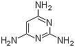 结构式 CAS# 1004-38-2, 2,4,6-三氨基嘧啶