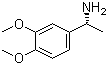 structure of CAS# 100570-24-9, (R)-1-(3,4-Dimethoxyphenyl)ethylamine