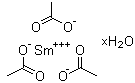 structure of CAS# 100587-91-5, Samarium acetate hydrate;Samarium triacetate hydrate