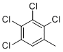 structure of CAS# 1006-32-2, 2,3,4,5-Tetrachlorotoluene;1,2,3,4-tetrachloro-5-methylbenzene