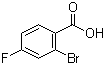 结构式 CAS# 1006-41-3, 2-溴-4-氟苯甲酸