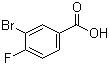 结构式 CAS# 1007-16-5, 3-溴-4-氟苯甲酸