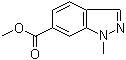 结构式 CAS# 1007219-73-9, 1-甲基-1H-吲唑-6-羧酸甲酯