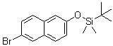 tert-Butyl[(6-bromo-2-naphthyl)oxy]dimethylsilane molecular structure (CAS 100751-65-3)