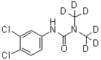 结构式 CAS# 1007536-67-5, N'-(3,4-二氯苯基)-N,N-二(三氘甲基)脲