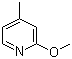 structure of CAS# 100848-70-2, 2-Methoxy-4-methylpyridine