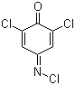 structure of CAS# 101-38-2, 2,6-Dichloroquinone-4-chloroimide;Gibb's reagent; N,2,6-Trichloro-p-benzoquinoneimine