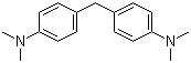 结构式 CAS# 101-61-1, 4,4'-(对二甲氨基)二苯基甲烷; N,N,N'N'-四甲基-4,4'-二氨基二苯甲烷; 4,4'-亚甲基双(N,N-二甲基苯胺)