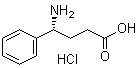 结构式 CAS# 1010129-08-4, (gammaR)-gamma-氨基苯丁酸盐酸盐