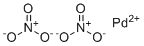 structure of CAS# 10102-05-3, Palladium nitrate;Palladous nitrate; Palladium (II) nitrate