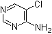 structure of CAS# 101257-82-3, 5-Chloro-4-pyrimidinamine
