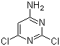 4-Amino-2,6-dichloropyrimidine molecular structure (CAS 10132-07-7)