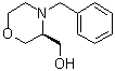 结构式 CAS# 101376-25-4, (3S)-4-(苯基甲基)-3-吗啉甲醇