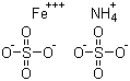 structure of CAS# 10138-04-2, Ammonium iron(III) sulfate;Ammonium iron bis(sulphate)