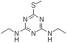 结构式 CAS# 1014-70-6, 西草净; 2-甲硫基-4,6-二乙胺基-1,3,4-三嗪