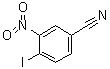 structure of CAS# 101420-79-5, 4-Iodo-3-nitrobenzonitrile;1-Cyano-3-nitro-4-iodobenzene