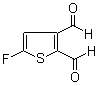 structure of CAS# 1015071-22-3, 5-Fluoro-2,3-thiophenedicarboxaldehyde