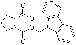 structure of CAS# 101555-62-8, Fmoc-D-proline;Fmoc-D-Pro-OH