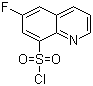 结构式 CAS# 1016515-89-1, 6-氟-8-喹啉磺酰氯