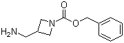 structure of CAS# 1016731-24-0, 3-(Aminomethyl)-1-azetidinecarboxylic acid phenylmethyl ester