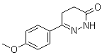 6-(4-Methoxyphenyl)-4,5-dihydro-2H-pyridazin-3-one molecular structure (CAS 1017-06-7)