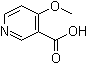 structure of CAS# 10177-31-8, 4-Methoxynicotinic acid;4-Methoxypyridine-3-carboxylic acid