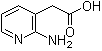 结构式 CAS# 101860-97-3, 2-氨基-3-吡啶乙酸
