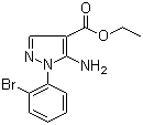 结构式 CAS# 1019009-68-7, 5-氨基-1-(2-溴苯基)-1H-吡唑-4-羧酸乙酯